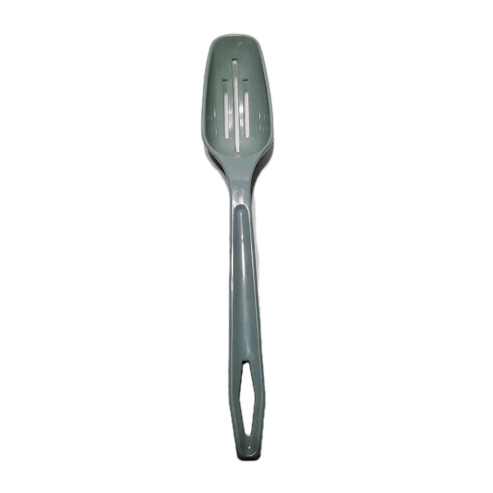 Vintage King Kraft Gray Nylon Plastic 11" Slotted Spoon Kitchen Utensil USA Made